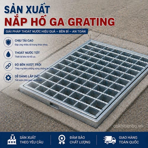 Sản xuất nắp hố ga grating