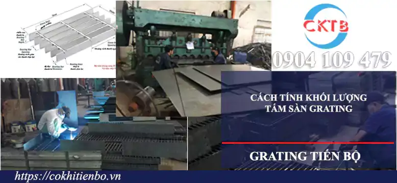 phương ph&aacute;p t&iacute;nh khối lượng tấm s&agrave;n grating