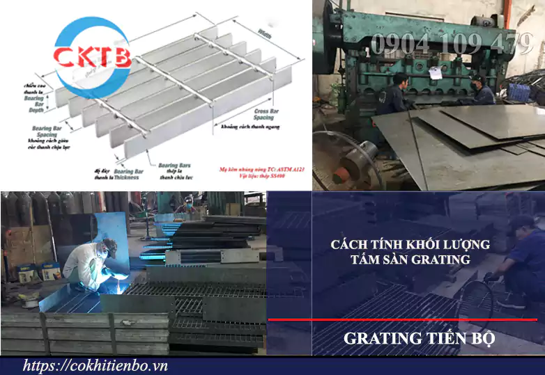 Cách tính khối lương tấm sàn grating chính xác