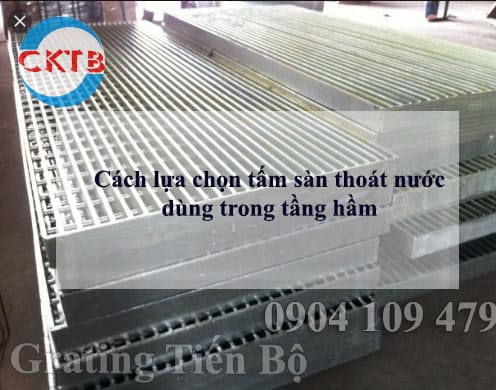 Cách lựa chọn tấm sàn thoát nước dùng trong tầng hầm
