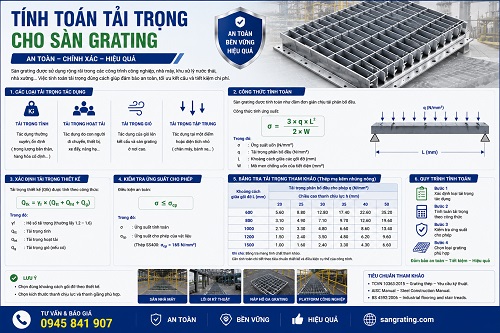 Mẹo Chọn Độ Dày Tấm Sàn Grating Nhà Xưởng Chuẩn Nhất
