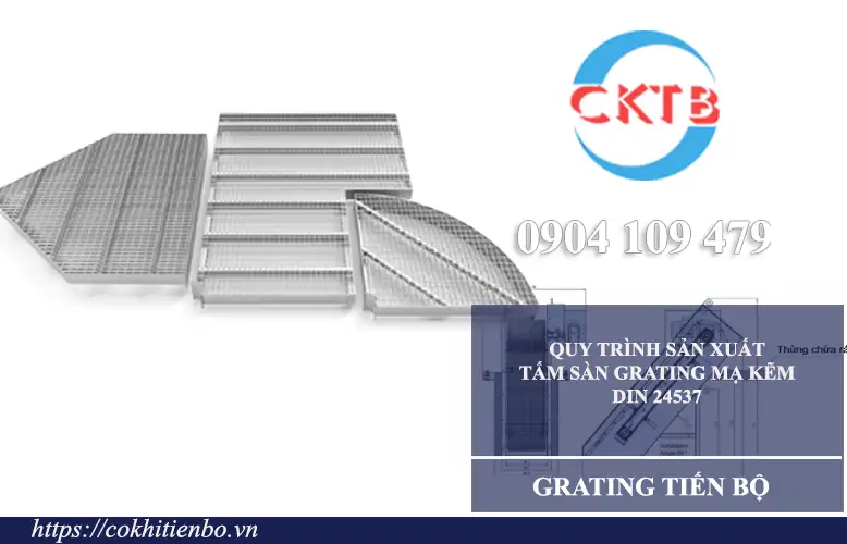 Quy trình sản xuất tấm sàn Grating