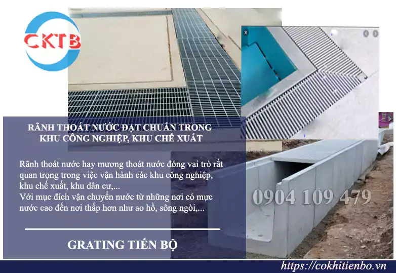Thế nào là một rãnh thoát nước đạt chuẩn trong khu công nghiệp, khu chế xuất